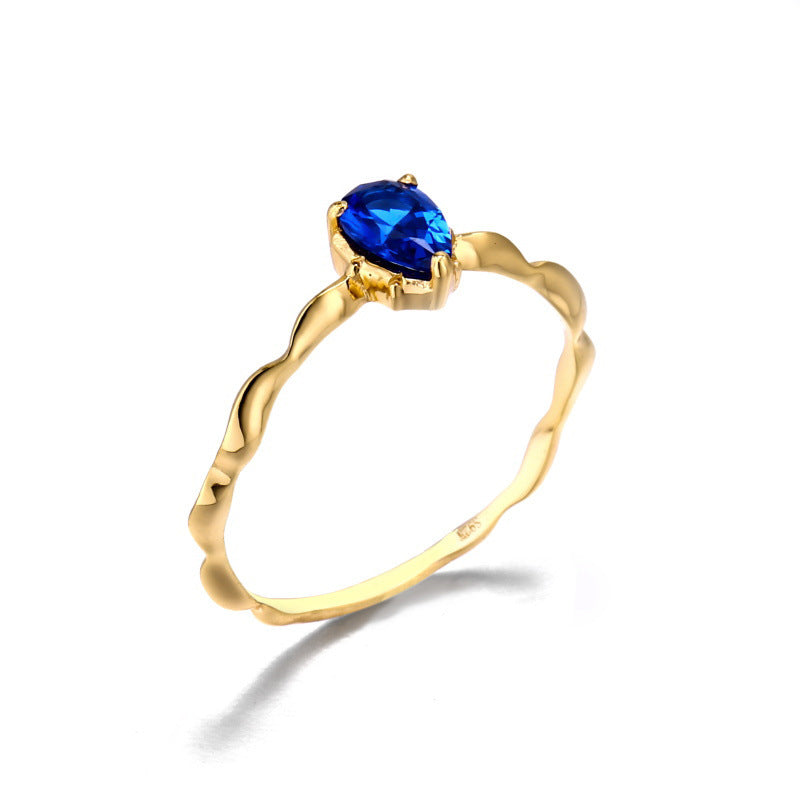 Japanese Light Jewelry Akado Sapphire Ring