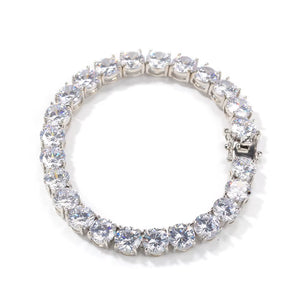 Hot Selling 2Mm 3Mm 4Mm 5Mm 8Mm Width CZ 1 Row Tennis Chain Bracelet Women Men Iced Out Bling Bracelet Jewelry