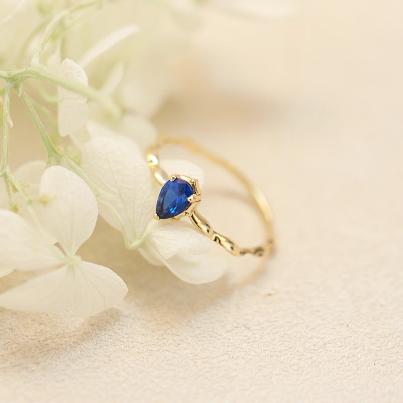 Japanese Light Jewelry Akado Sapphire Ring