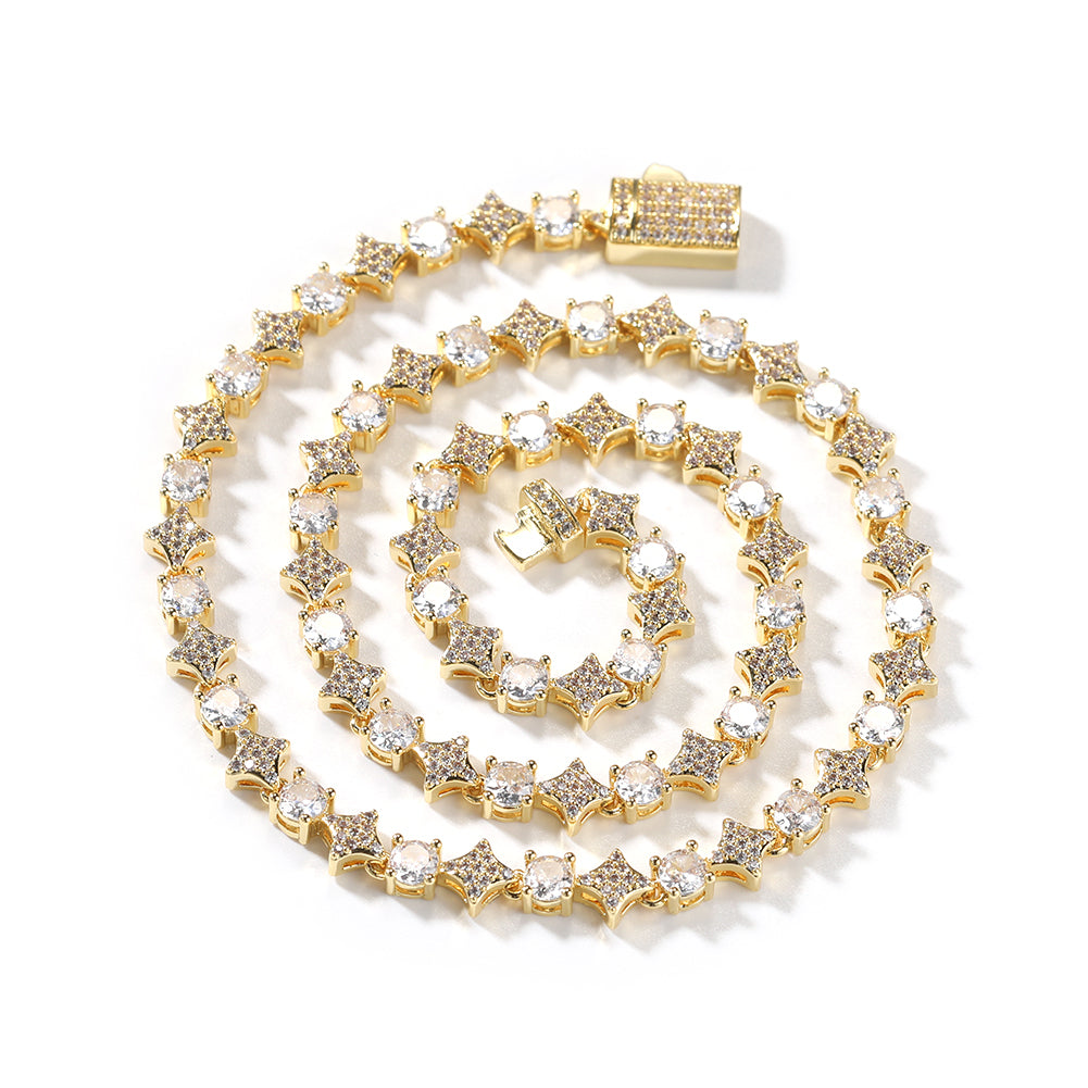 THE CELESTE | Star Tennis Necklace