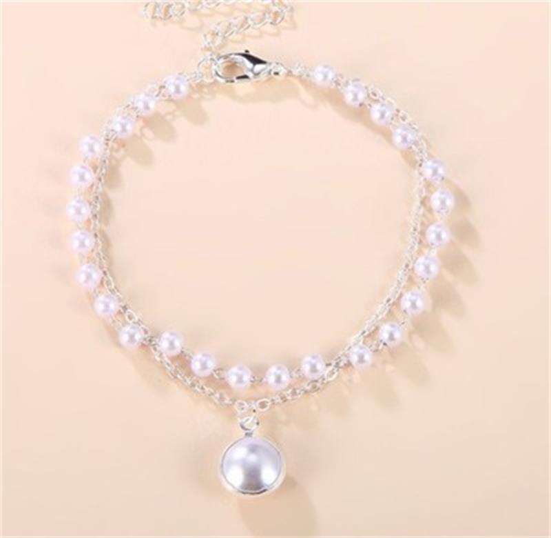 Simple Double-Layer Pearl Bracelet Summer Beauty Jewelry