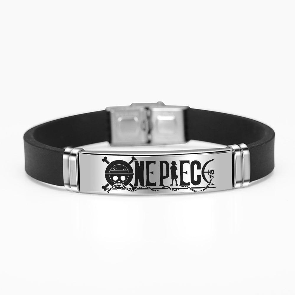 Cartoon Animie One Piece Figure ID Bracelet