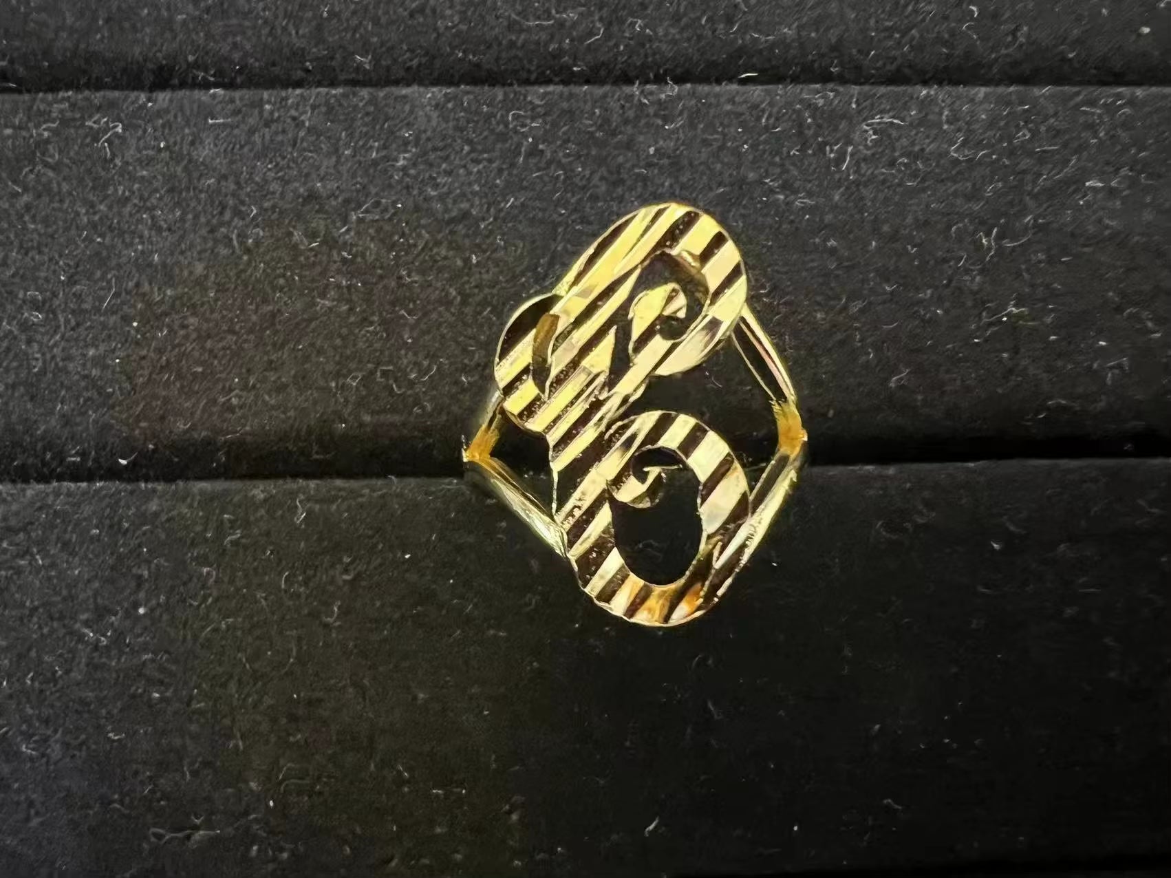 Dropshipping Custom Fashion Jewelry 18K Gold Plated Stainless Steel Geometric Trendy Cartoon Pendant Women'S Wedding Gift Ring