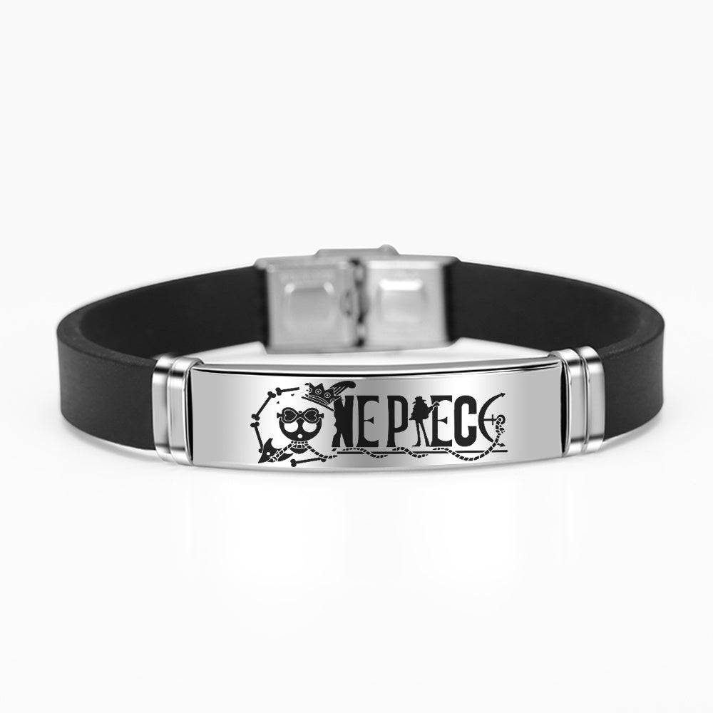 Cartoon Animie One Piece Figure ID Bracelet