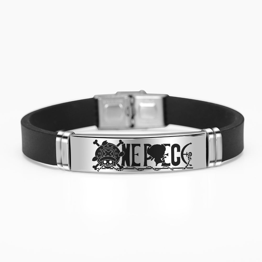 Cartoon Animie One Piece Figure ID Bracelet