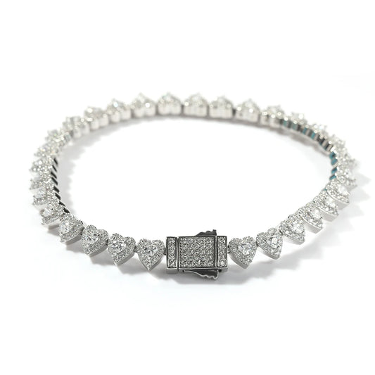 THE MIDNIGHT HEARTS | Double Heart Bracelet