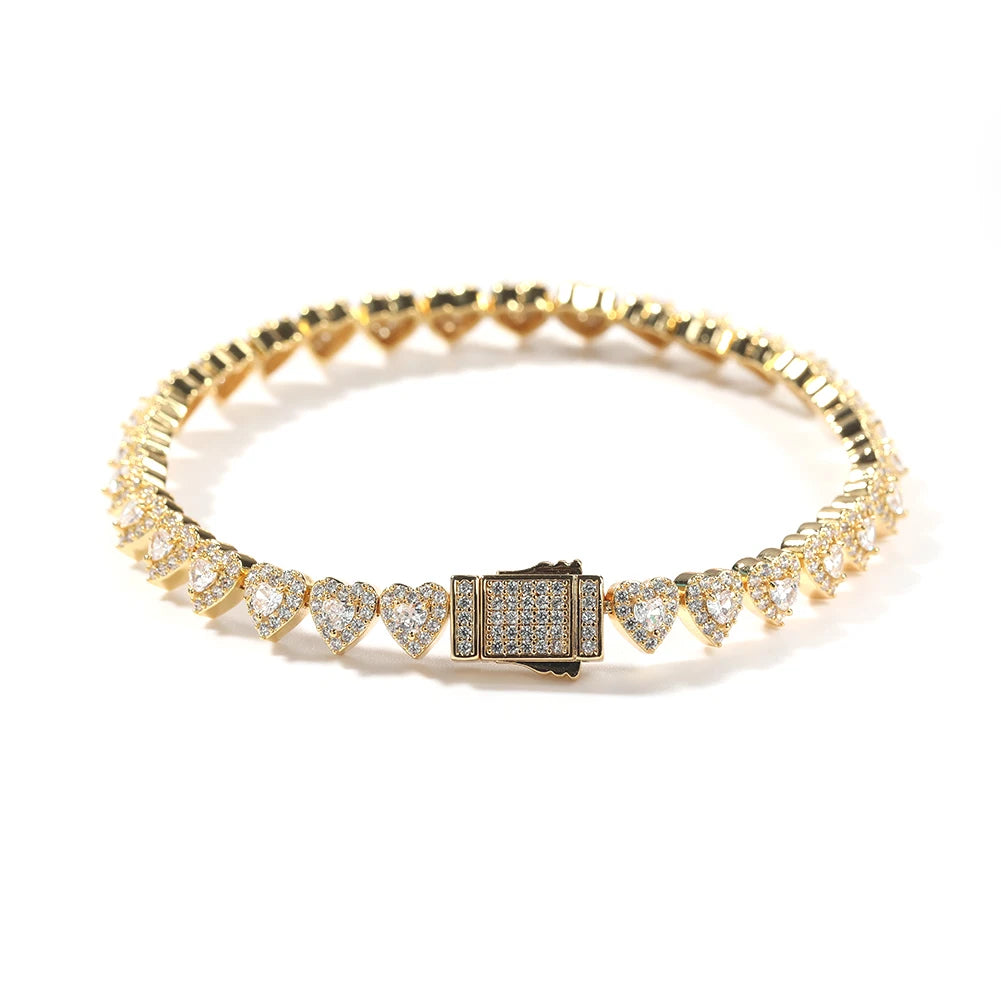 THE MIDNIGHT HEARTS | Double Heart Bracelet