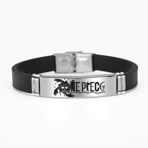 Cartoon Animie One Piece Figure ID Bracelet