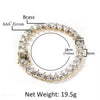 UWIN 5A CZ Iced Out Clover Tennis Chain Heart Tennis Heart Bangle Armband Wrist Bracelet Set 18K Gold Women Jewelry