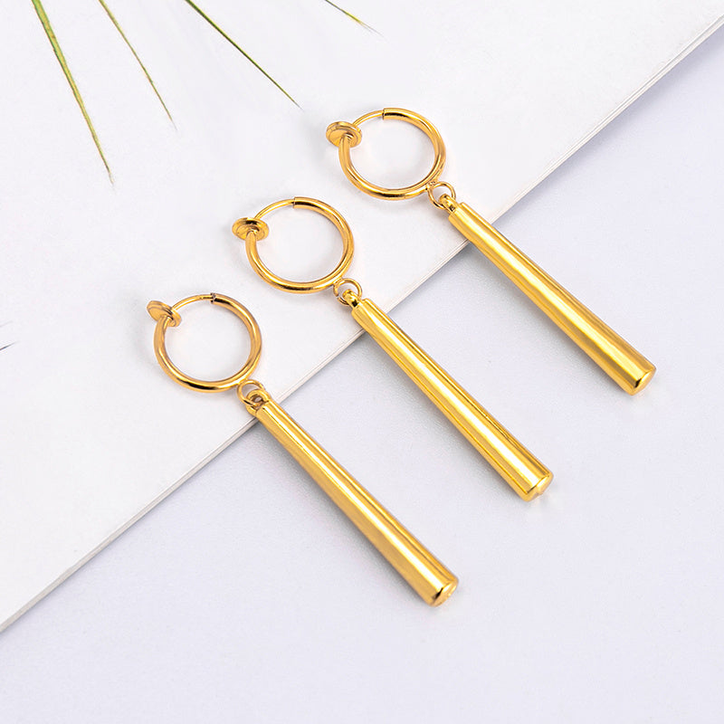 Japan Anime One Piece Roronoa Zoro Sticks Pendant Earrings