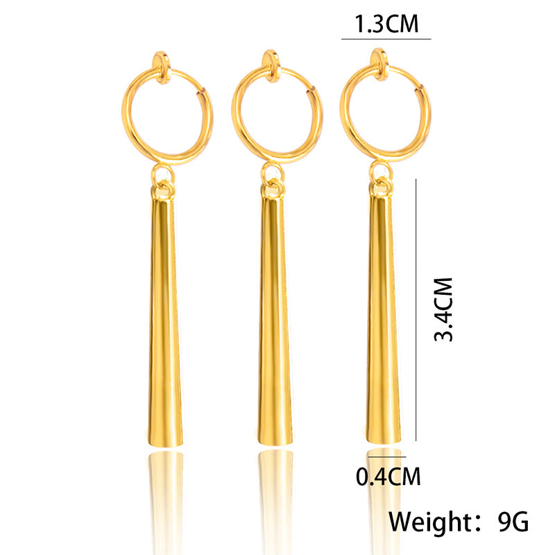 Japan Anime One Piece Roronoa Zoro Sticks Pendant Earrings