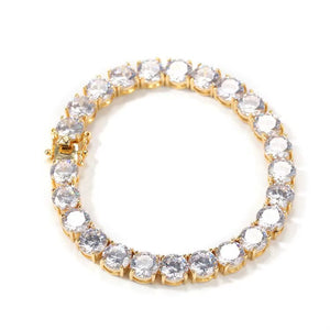 Hot Selling 2Mm 3Mm 4Mm 5Mm 8Mm Width CZ 1 Row Tennis Chain Bracelet Women Men Iced Out Bling Bracelet Jewelry